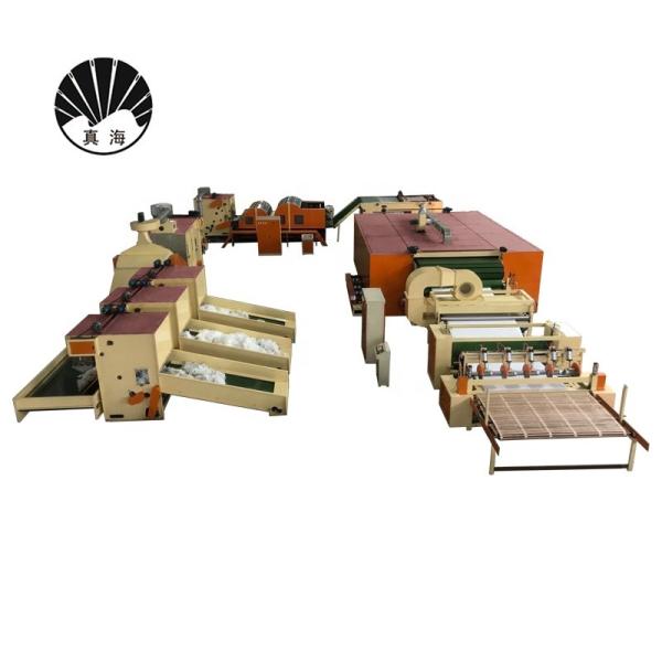 Quality Topper Mattress Roll Making Interlining Wadding Production Line wholesale