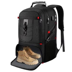 Custom Sport Gym Bag Waterproof School Travel Backpack With Shoe Compartment Usb Charging Port