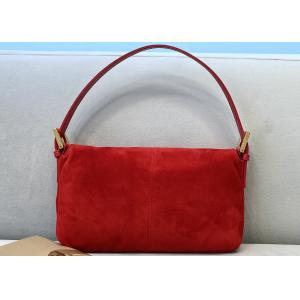 Classic Single Strap Shoulder Bag Pure Color Underarm Bag Baguette Bag