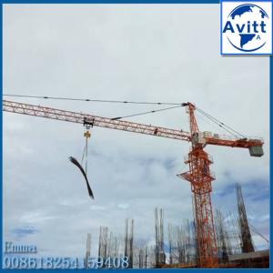 China QTZ160 65M Jib Tower Crane 10t Load Construction Projects Machinery on sale