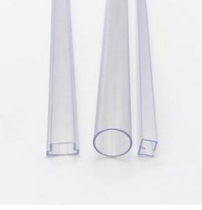 China Square PVC Anti Static Tube , Electronic Components Plastic Shipping Tubes on sale