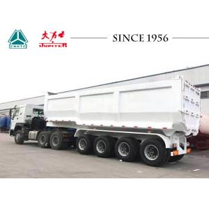Cheap 35 CBM U Shape Heavy Duty Tipper Trailer 4 Axle 50 Tons For Mining for sale