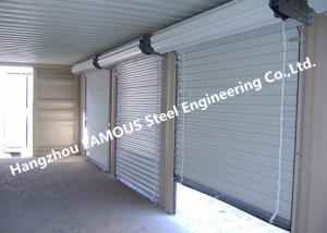 Cheap Residential Overhead Roll Up Industrial Steel Garage Doors With Fire Resistant for sale