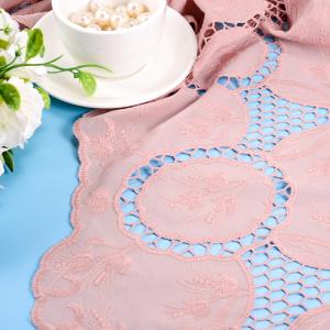 High Guipure Lace Fabric 3d Embroidered Applique Flower Multicolour Embroidery