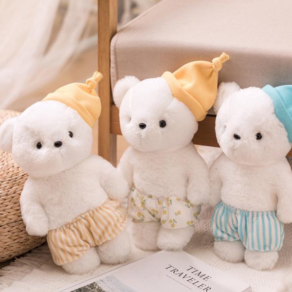 Hand Washable 100g Teddy Bear Plush Toys With Hat