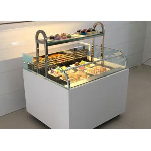 Customized Open Type Sandwich Display Cabinet With LED Light Refrigeration Food