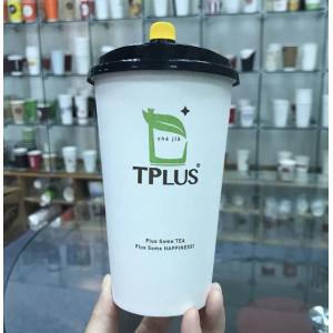 Single Wall Disposable Paper Cup Design Paper Coffee Cup Beverage With Lid