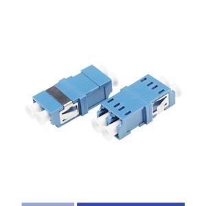 Cheap Duplex Fiber Optic Adapter LC UPC Adapter Single Mode Without Flange Green for sale