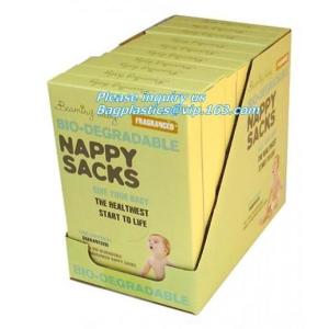 compostable Scented biodegradable nappy bag, fragrant bin bags, disposable nappy