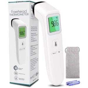 Touchless Infrared Forehead Thermometer With 2 AAA Batteries And Fever Alarm