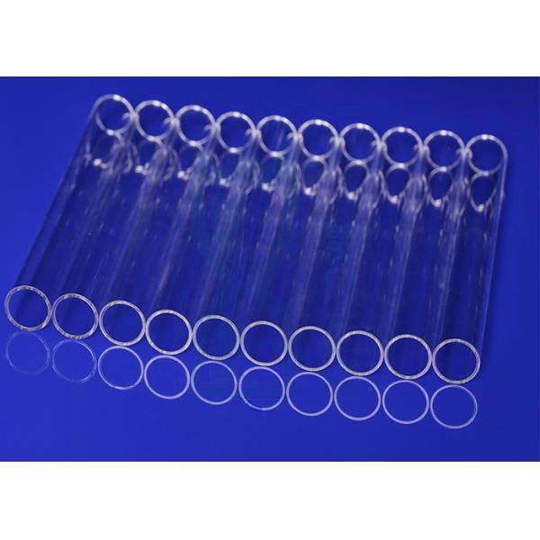 Quality SIO2 Transparent Polished Fused Quartz Glass Tube Electrical Insulation wholesale