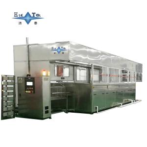 28KHZ Ultrasonic Cleaner Equipment 50KW Rotating Centrifugal Drying System For
