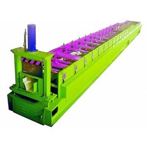 China 0.3-0.8mm Thickness Galvanized Steel Aluzinc K Style Square Gutter Roll Forming Machine on sale