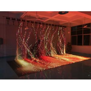 Waterproof Soft Flexible LED Video Panels Ultra Thin Large Size Curtain For