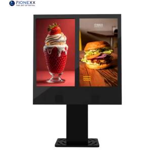Floor Stand Digital Signage Drive-Thru WiFi LCD Fast Food Marketing Display Self