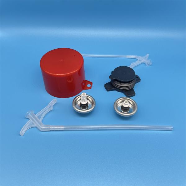 Compact Foam Gun Valve with Straw - Efficient Insulation Tool for DIY Projects -