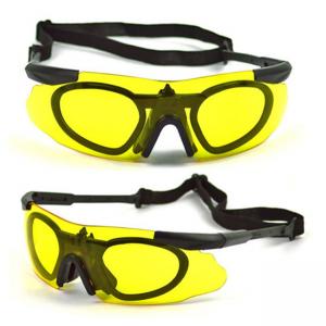 Cheap Yellow Lens Military Ballistic Glasses Military Prescription Glasses for sale