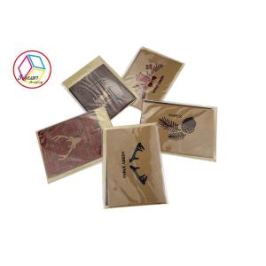 Custom Printed Note Cards 350g Coated Paper CMYK Pantone Printing