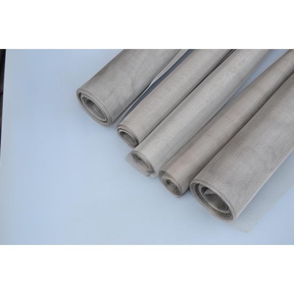 200 Micron 304 316 Stainless Steel Wire Mesh Screen Silver For Filtration