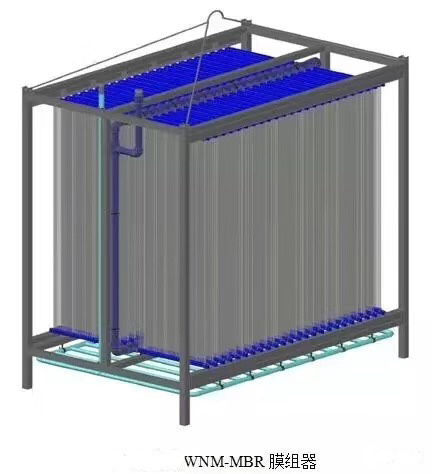 Quality PVDF MBR Membrane with 0.03μm Pore Size and 60m2 Surface Area for Out-inside Module Waste Water Treatment wholesale