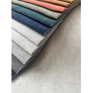 Sofa Custom Polyester Linen Fabric Linen Jacquard Fabric Double Faced