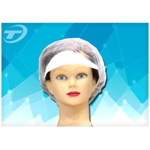 Cheap Customized Size White Snood Disposable Surgical Caps / Hairnet for sale