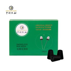 Smokeless Pure Moxa Rolls for Moxibustion Directions Place On Acupuncture Points