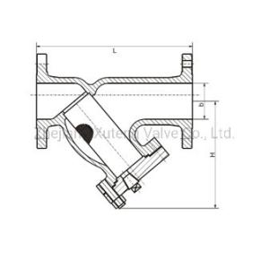 Stainless Steel Flange Y Type Strainer/Filter 150lb Industrial Valve and Durable