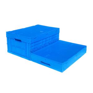 plastic collapsible crate plastic stackable crates folding boxs with lids