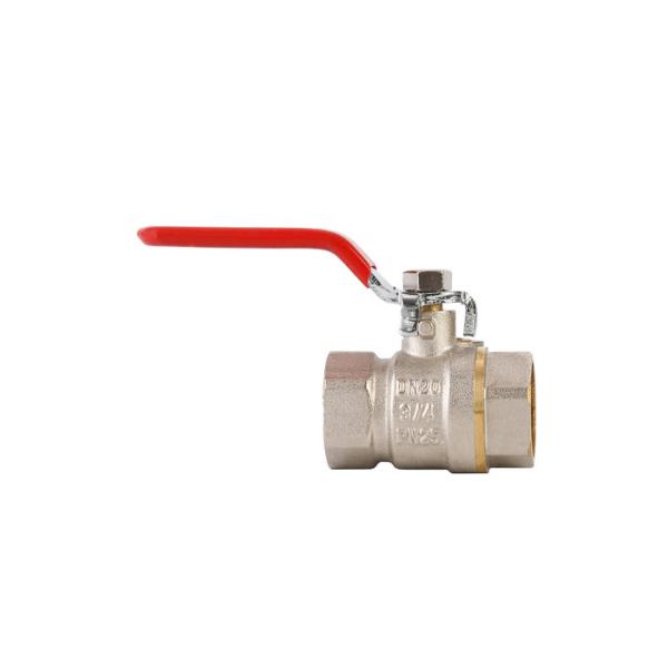Quality Heatproof Antirust Brass Handle Ball Valve Chrome Plated Nontoxic wholesale