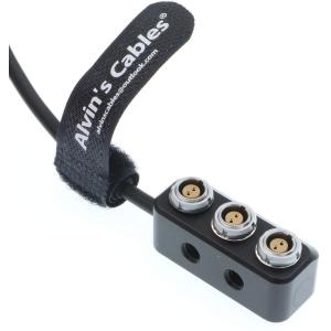 Fischer 3 Pin Male ARRI Alexa 20CM Splitter Box Cable