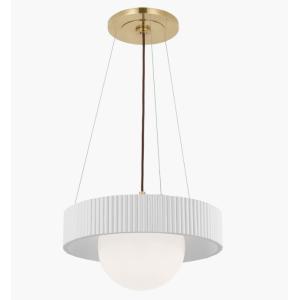 WS 5000 Arena 18" Ring And Globe Chandelier Bronze / Polished Nickel / Hand