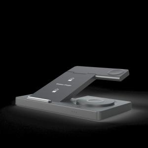 Night Light 3W Foldable Wireless Charging Station with Custom Logo