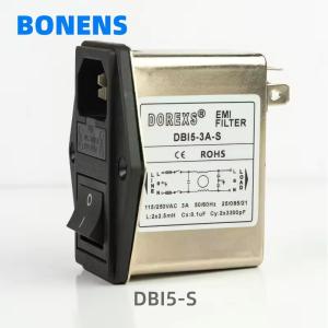 Cheap DBI5-S EMI Filter With Dual Fuse And Switch For Bulk Purchases And Low Minimum Order for sale