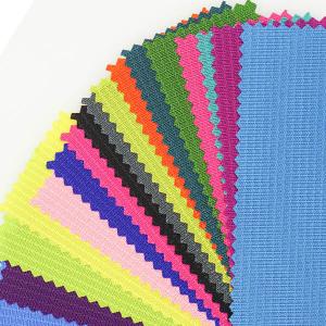 Custom Plaid Surface 100% Polyester Fabric 238GSM Waterproof Cloth For Backpack