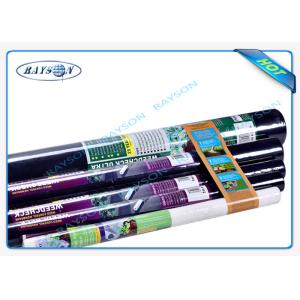 Cheap Disposable Polypropylene Garden Black Weed Control Fabric 3% UV Protection for sale
