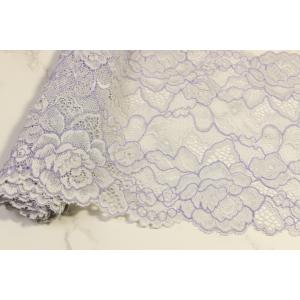 Stretch Lace Trim By The Yard Multiusage 2 tones color Flora Patterned