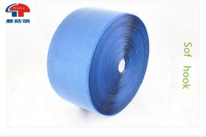 Cheap Blue Soft Hook And Loop Tape Fasteners , double sided hook loop reusable for sale