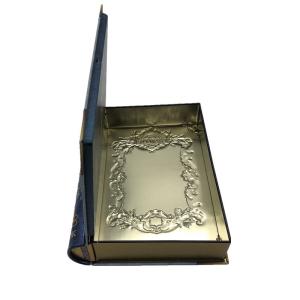Embossed Large Printed Tin Boxes With Lid Moistureproof Anticorrosive