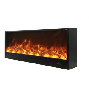 Cheap 1300mm Electric Inbuilt Fireplace TV Stand Pure Decoration Tempered for sale