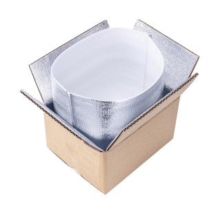 Aluminum Foil Material Insulated Cardboard Box Liners for Temperature Maintenanc