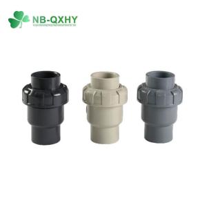 DDCV Double Lobe Function PPH Single Union Non Return Check Valve for Pipe