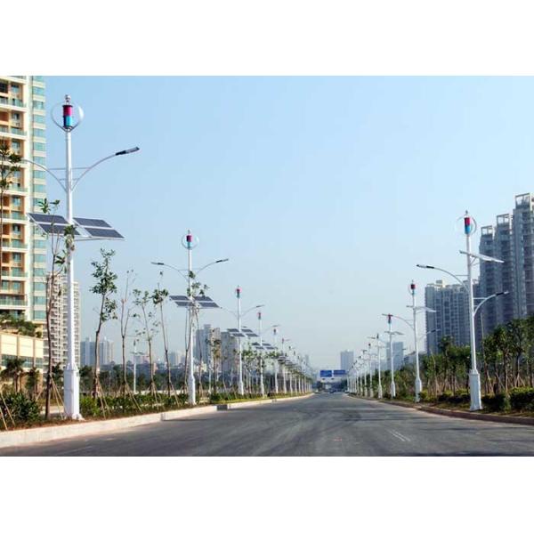 24V Off Grid Solar And Wind Kits Anti - Corrosion Residential Vertical Wind