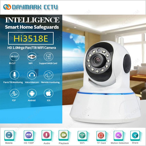 Quality Easy wifi connection ir night vision home surveillance cameras wholesale