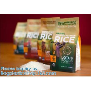 China Rice Bags, Rice Pouch, Slider Pouch With Handle, Food Products, Nutritious Food, Tea And Coffee Pouches on sale