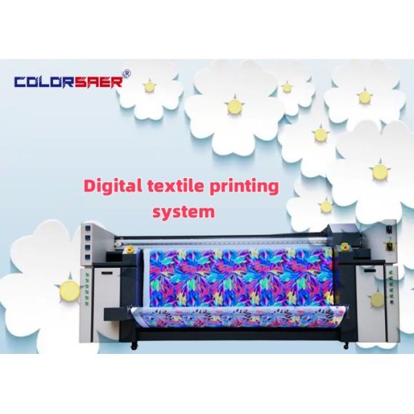 Quality 2m Inkjet Digital Dye Sublimation Textile Printing Machine with Fixation Heater Unit All-in-one Printing System wholesale