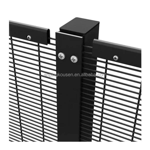 Quality Anti Climb 358 Security Pvc Coated Galvanized Steel Fence with Low Carbon Steel Wire wholesale