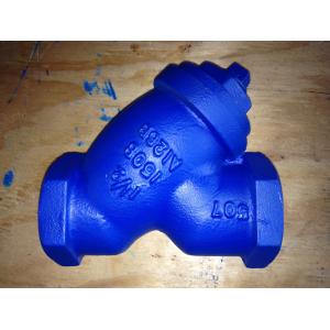 ANSI y strainer threaded ends