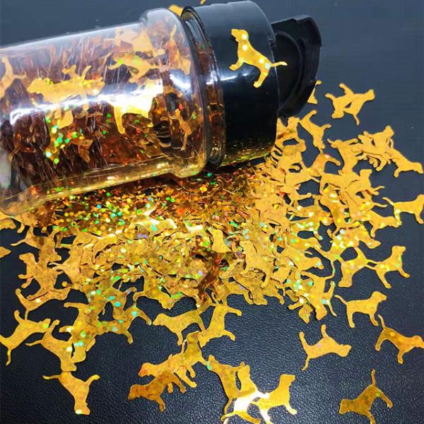 Quality Craft Packing Clothing Webbing Gift Dog Shaped Glitter Sequins Pillow and Bone Decoration BILING BILING Function wholesale