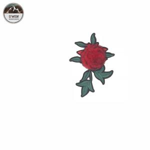 Cheap Classic Rose Embroidery Designs Patches Custom Color For Decorate Apparel for sale